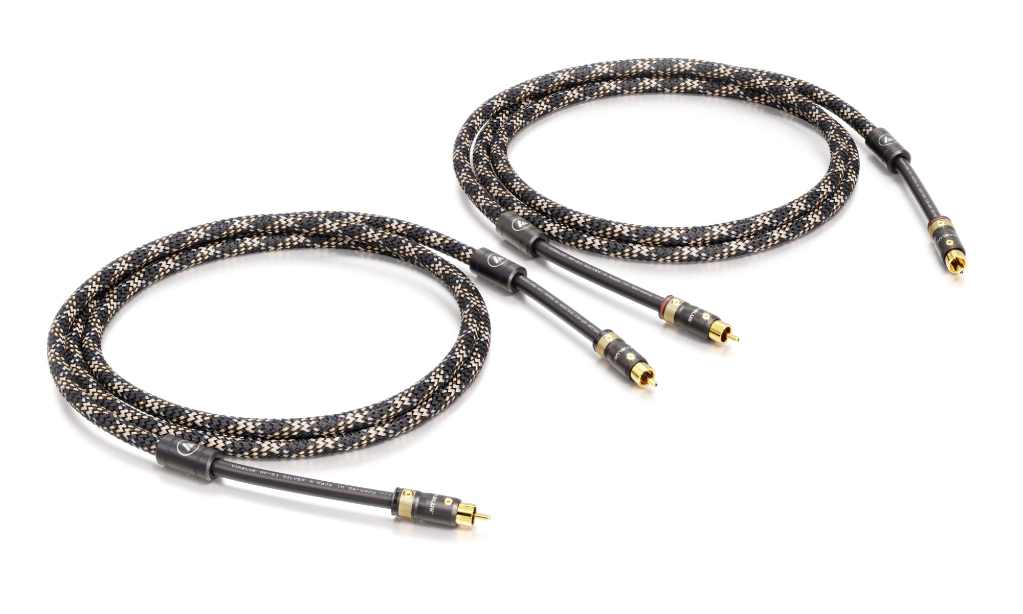 VIABLUE NF-A7 RCA cables with T8 connectors