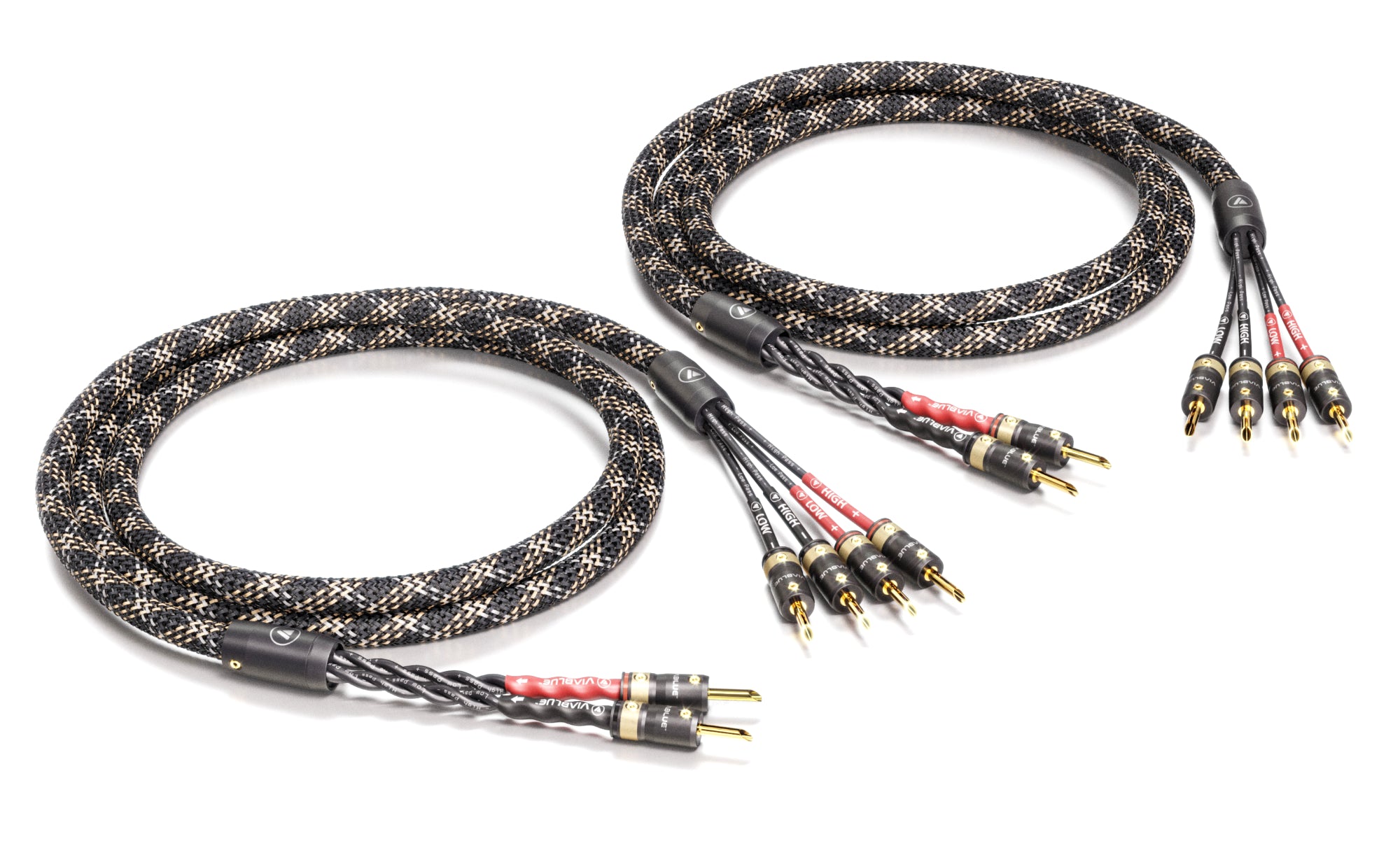 VIABLUE SC-4 Bi-Wire T8 Banana Speaker cable