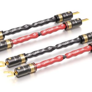 VIABLUE SC-4 Cable Bridges T8 Banana/Spades with T8 Banana Plugs and T8 Cable Lugs