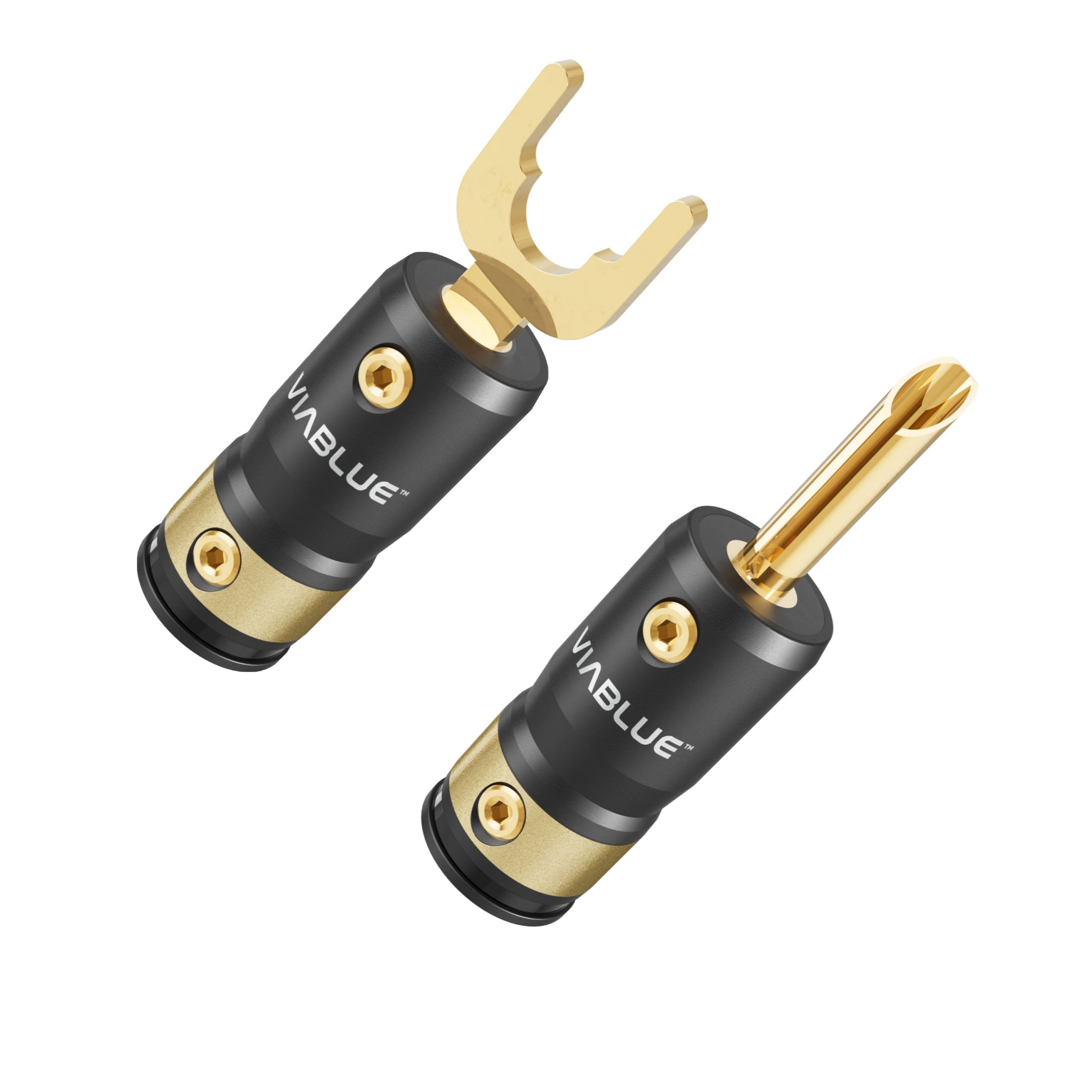 VIABLUE SC-4 Cable Bridges T8 Banana/Spades with T8 Banana Plugs and T8 Cable Lugs - Image 4