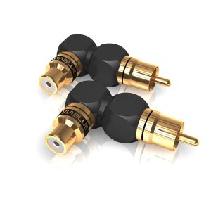 VIABLUE XS RCA Adapters 90° XL