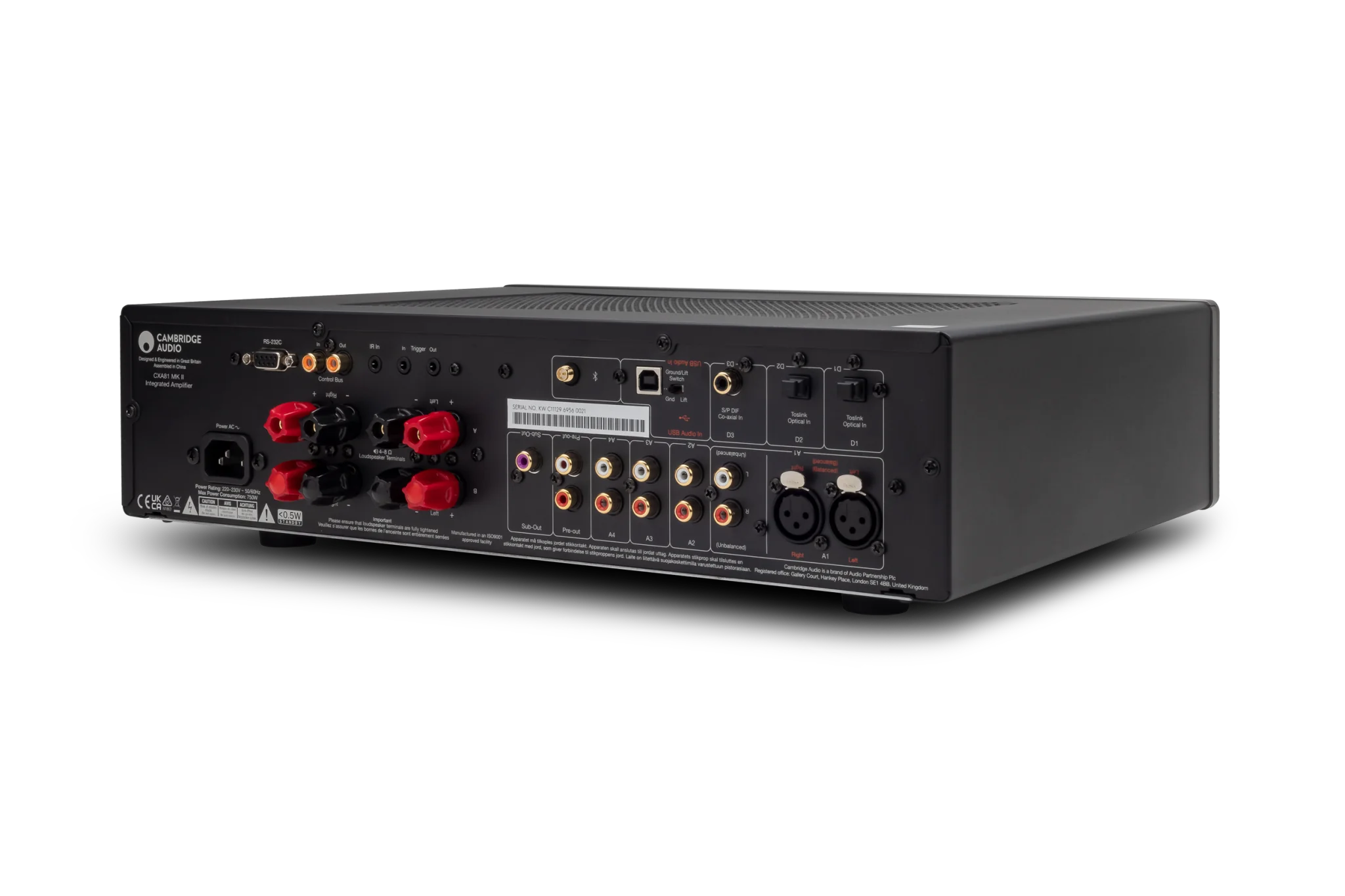 Cambridge Audio CXA81 Mk II Integrated Stereo Amplifier - Dreamedia AV