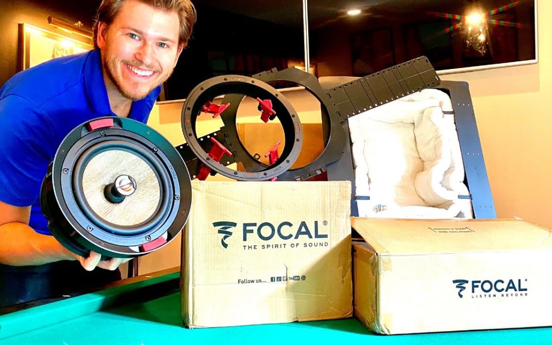 Focal 300 ICW8 Unboxing and Overview. Hifi In Ceiling Speakers!!