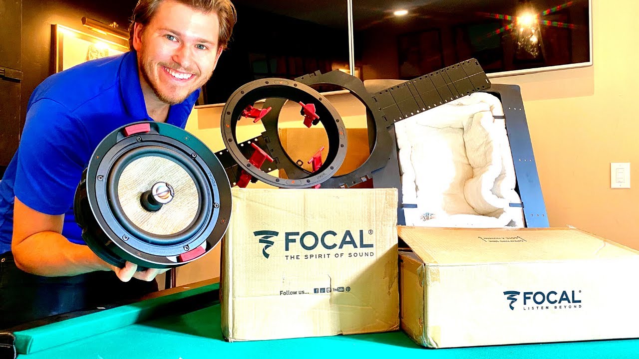 Focal 300 ICW8 Unboxing and Overview. Hifi In Ceiling Speakers!!