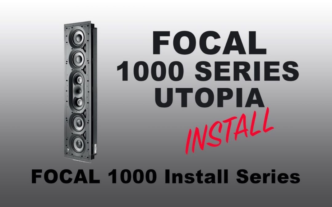 Focal 1000 IWLCR Utopia In-wall speaker Install
