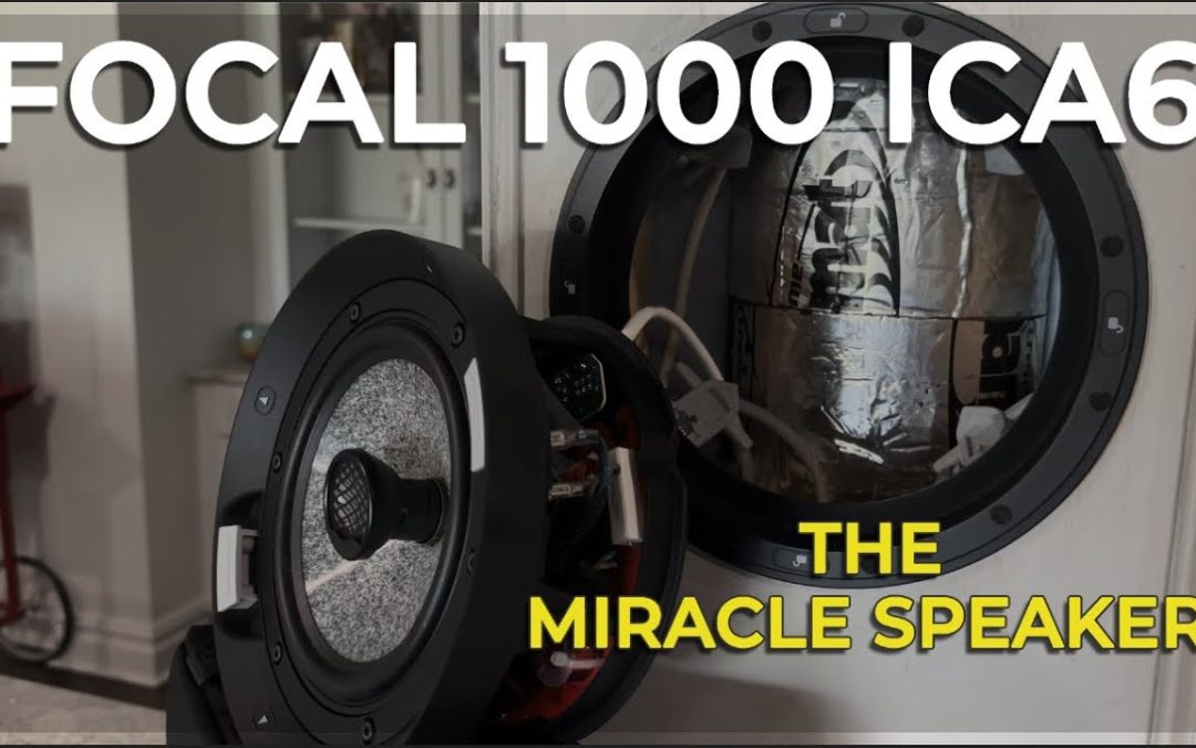 THE MIRACLE SPEAKER: FOCAL 1000 ICA6 - Overcoming Obstacles in Home Theater: Side Surround Placement