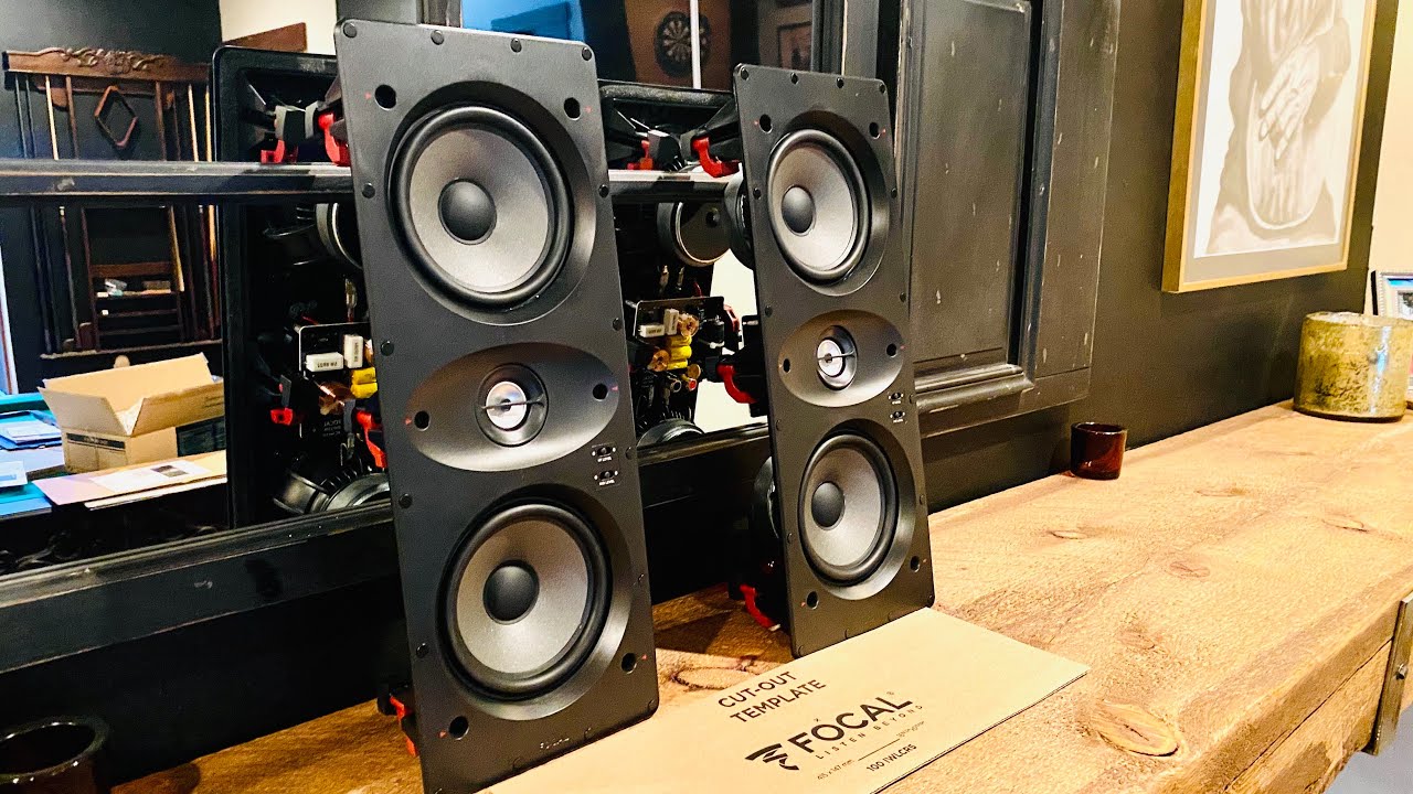 Focal 100 IW LCR5 In-wall Speaker Unboxing & Quick Overview