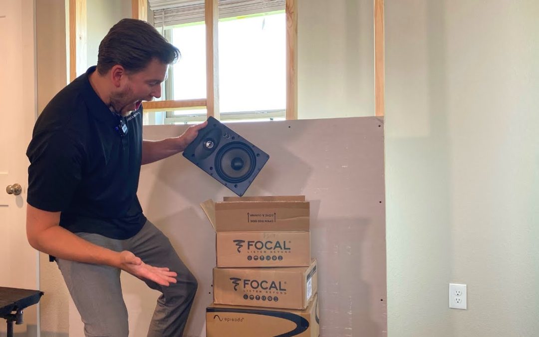 Focal 100 IW6 In Wall Speakers Unbox and Overview Houston TX