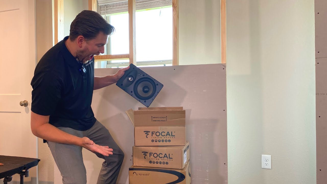 Focal 100 IW6 In Wall Speakers Unbox and Overview Houston TX