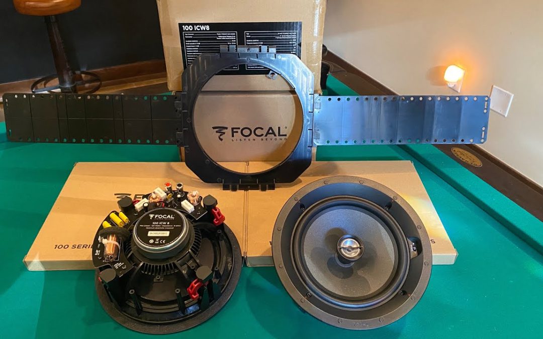 Focal 100 series ICW8 Unboxing: Affordable Atmos:Height Speakers