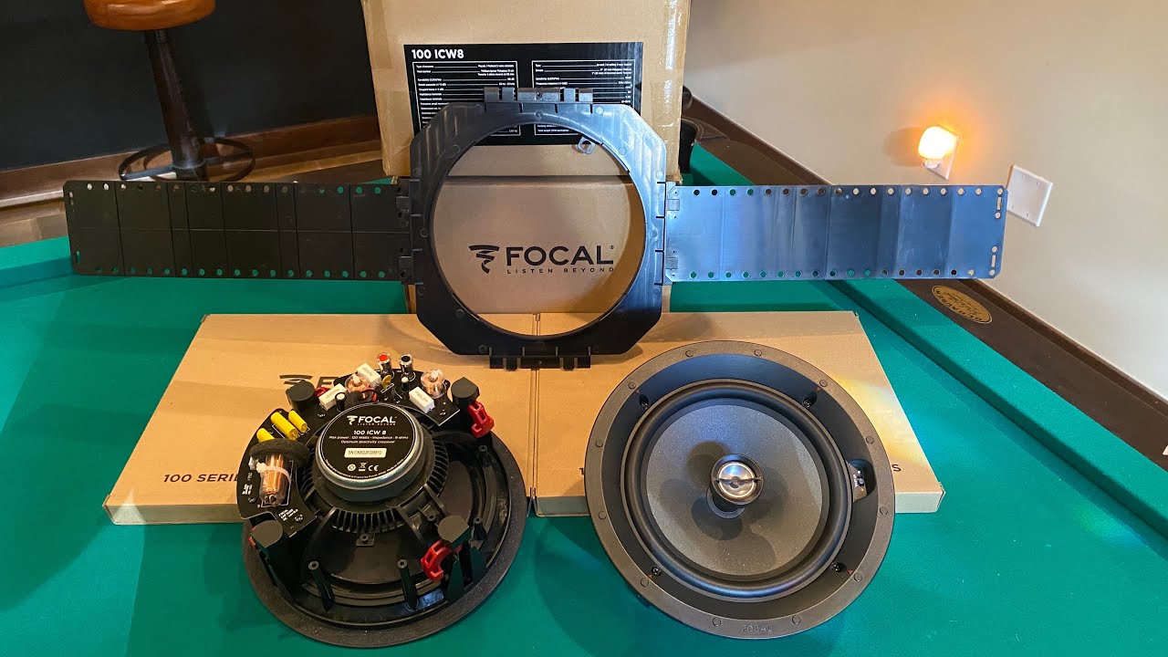 Focal 100 series ICW8 Unboxing: Affordable Atmos:Height Speakers