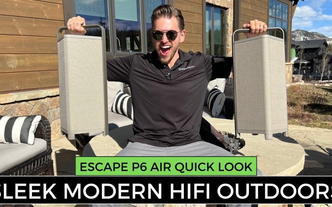 Escape P6 Air: HIFI Wireless Audio Indoor/ Outdoor Multi-Room Audio w/Airplay 2 and Chomecast!