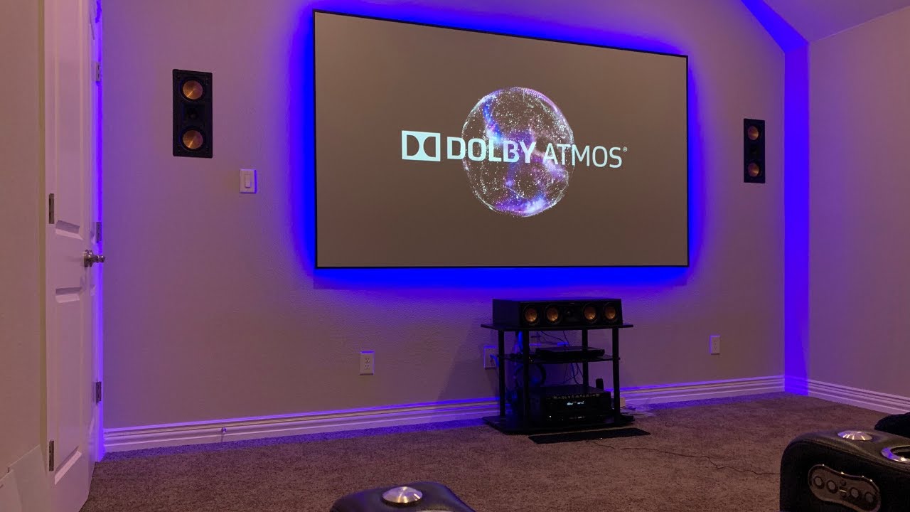 Quick Review| Klipsch Reference Premiere Epson 4050Ub 4K Projector w Screen Innovations Screen