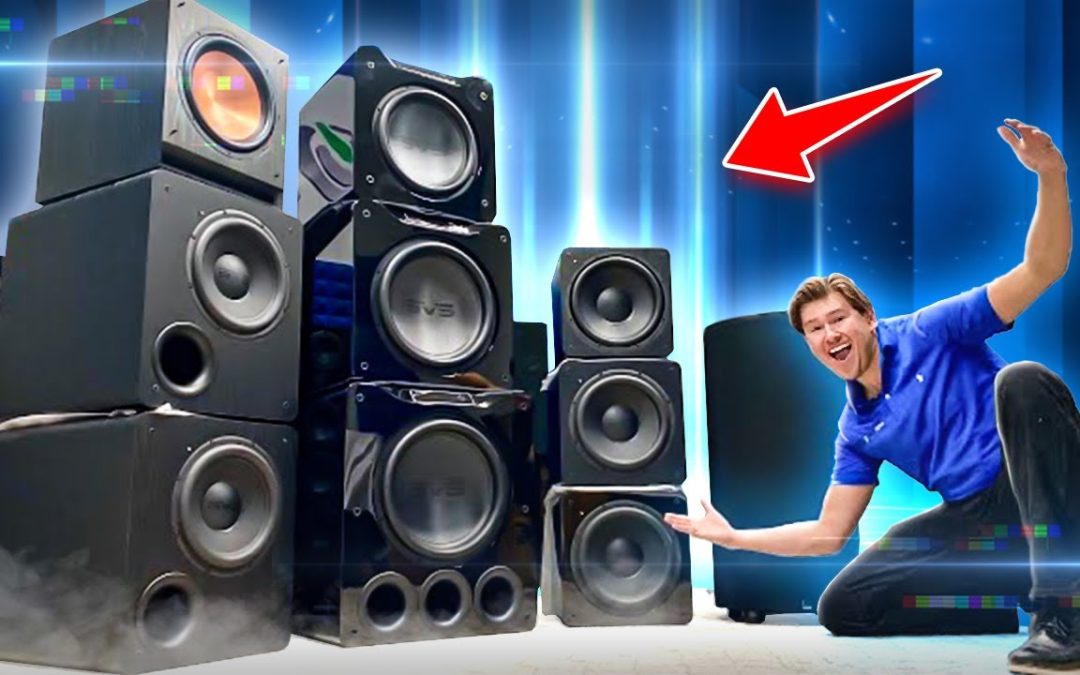 SVS MASSIVE WALL of SUBWOOFERS Bass TEST!! All Subs Compared
