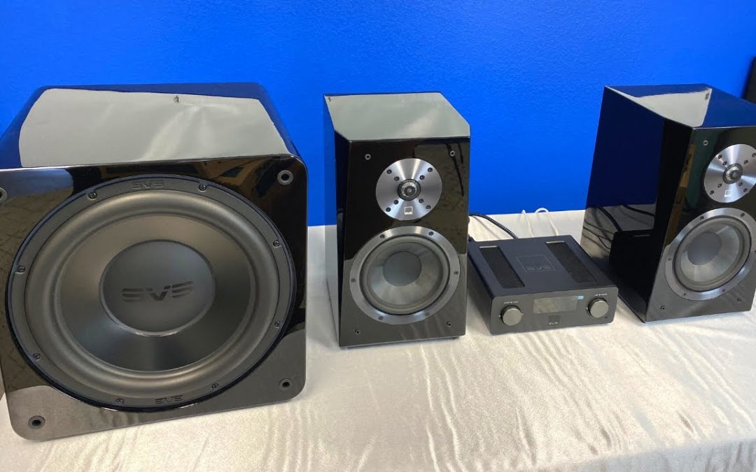 SVS Ultra Bookshelf Demo w Prime SoundBase 300WATT Amplifier