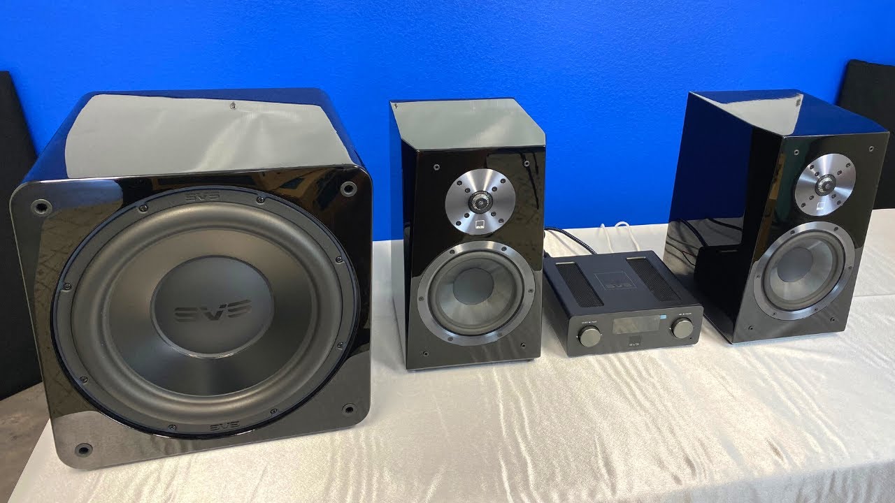 SVS Ultra Bookshelf Demo w Prime SoundBase 300WATT Amplifier