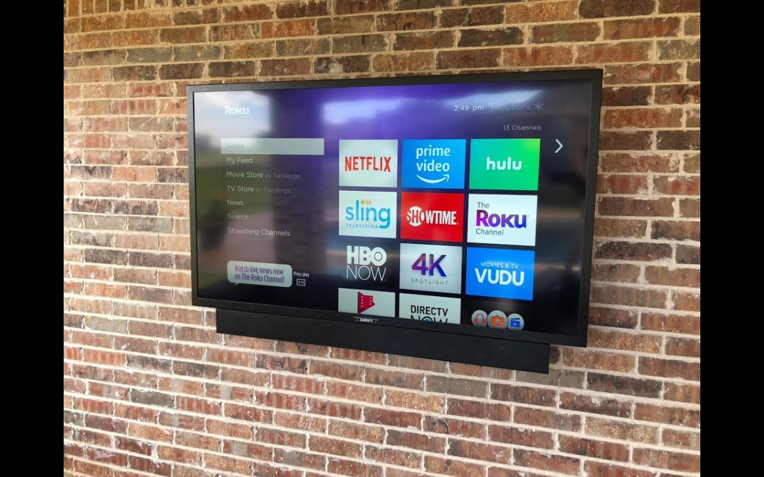 BEST 4K OUTDOOR TV! Sunbrite Veranda Series and all weather 2-channel Soundbar Install