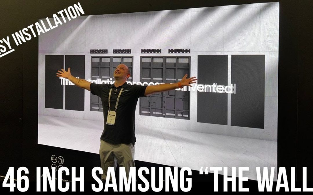 🔥INSANE🔥 Samsung 146" The Wall Modular TV Walkthrough and INSTALLATION Details / IAB 146 2K or 4K