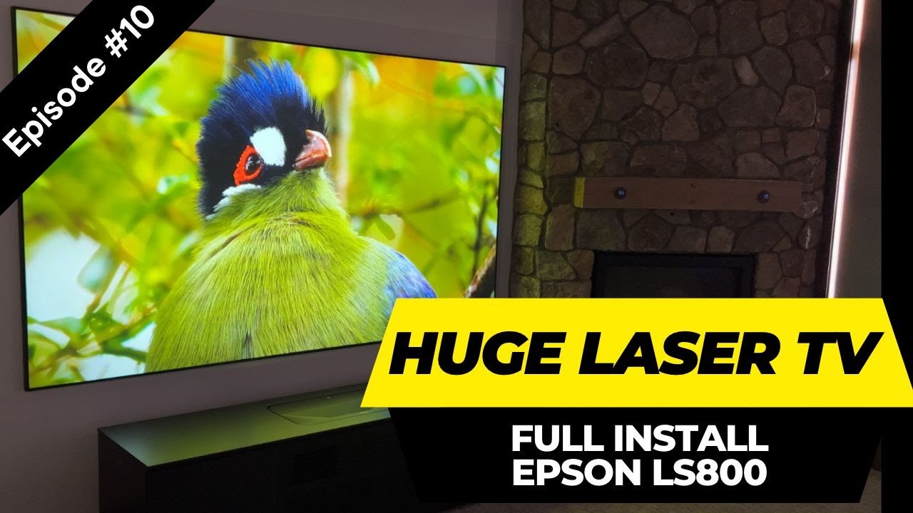 NEW Laser TV – How To Set Up – Epson LS800 4K UST Projector