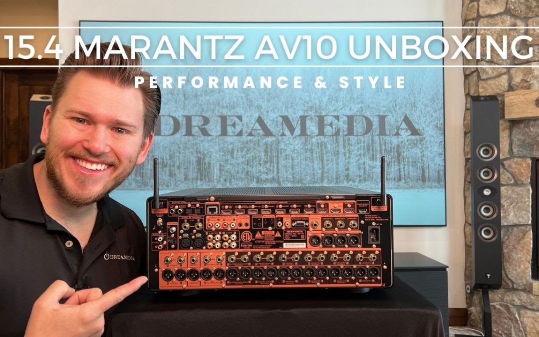 NEW - MARANTZ AV10 - REFERENCE 15.4 CHANNEL 8K HOME THEATER PRE-AMPLIFIER/PROCESSOR - UNBOXING