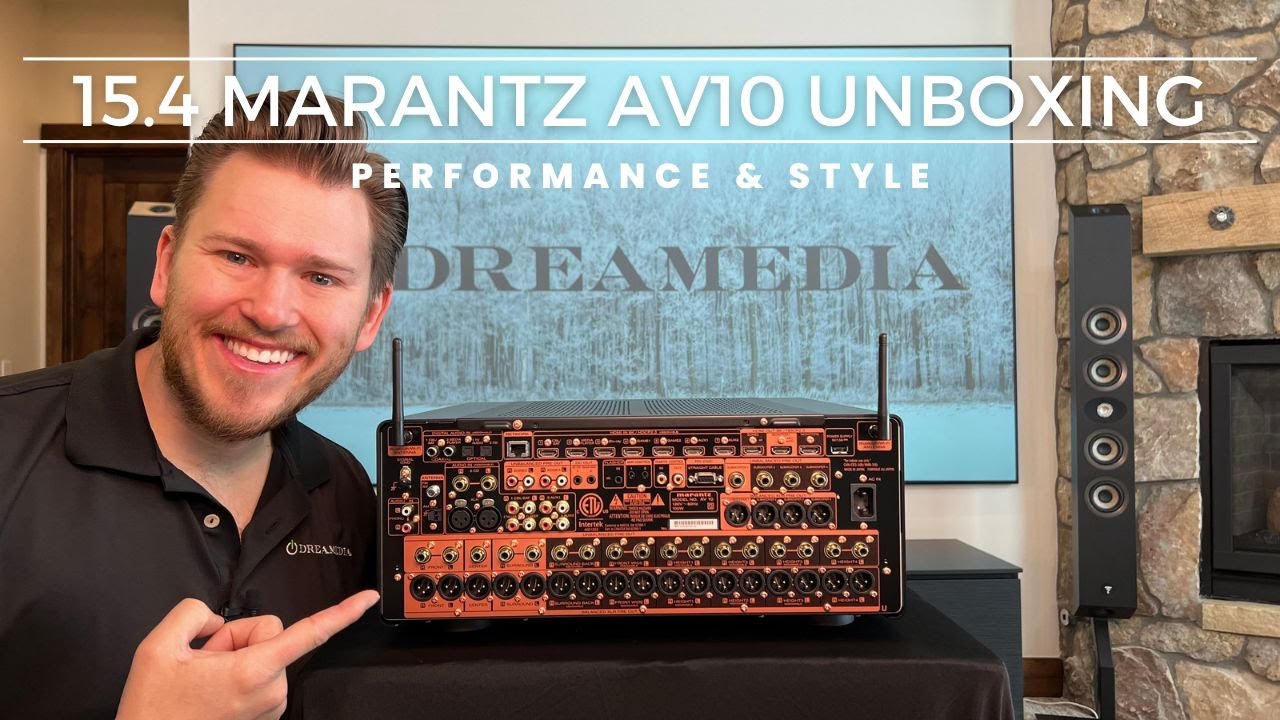 NEW – MARANTZ AV10 – REFERENCE 15.4 CHANNEL 8K HOME THEATER PRE-AMPLIFIER/PROCESSOR – UNBOXING