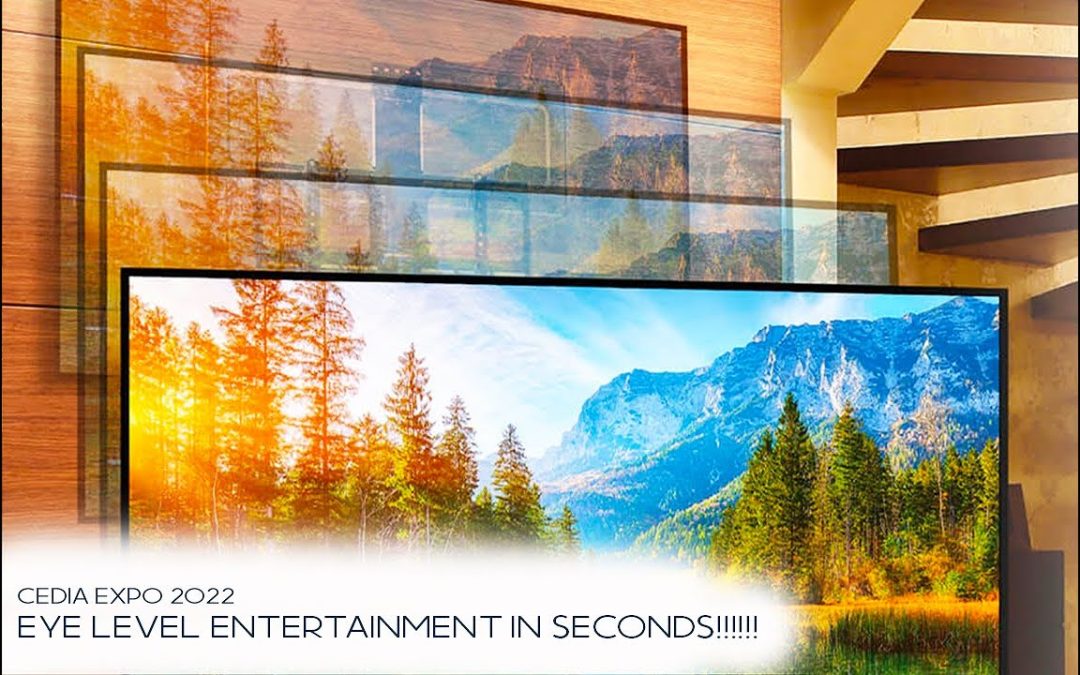 MANTLE MOUNT - Introducing the all new MM860 Pro Series at CEDIA 2022 Fireplace TV Mounting Demo