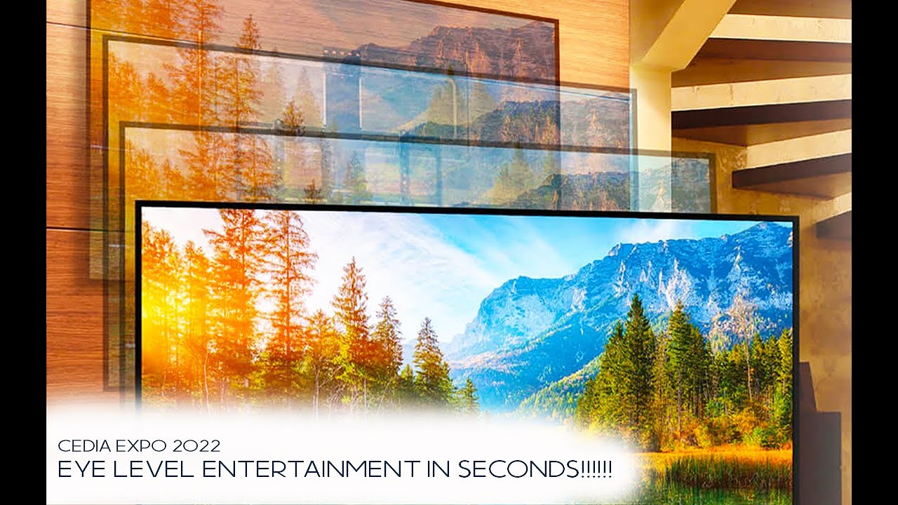 MANTLE MOUNT – Introducing the all new MM860 Pro Series at CEDIA 2022 Fireplace TV Mounting Demo
