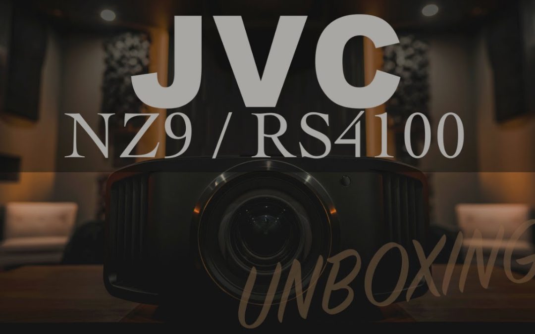 **NEW** JVC RS4100 8K Projector Unboxing