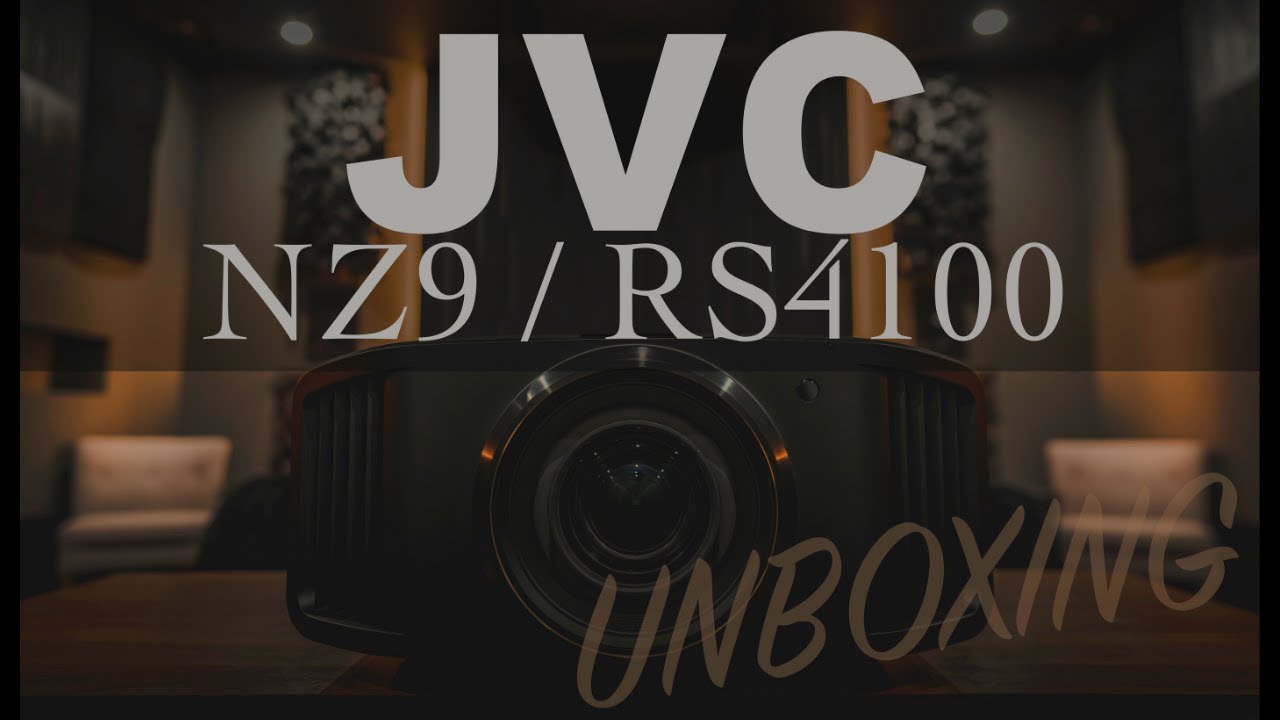 **NEW** JVC RS4100 8K Projector Unboxing