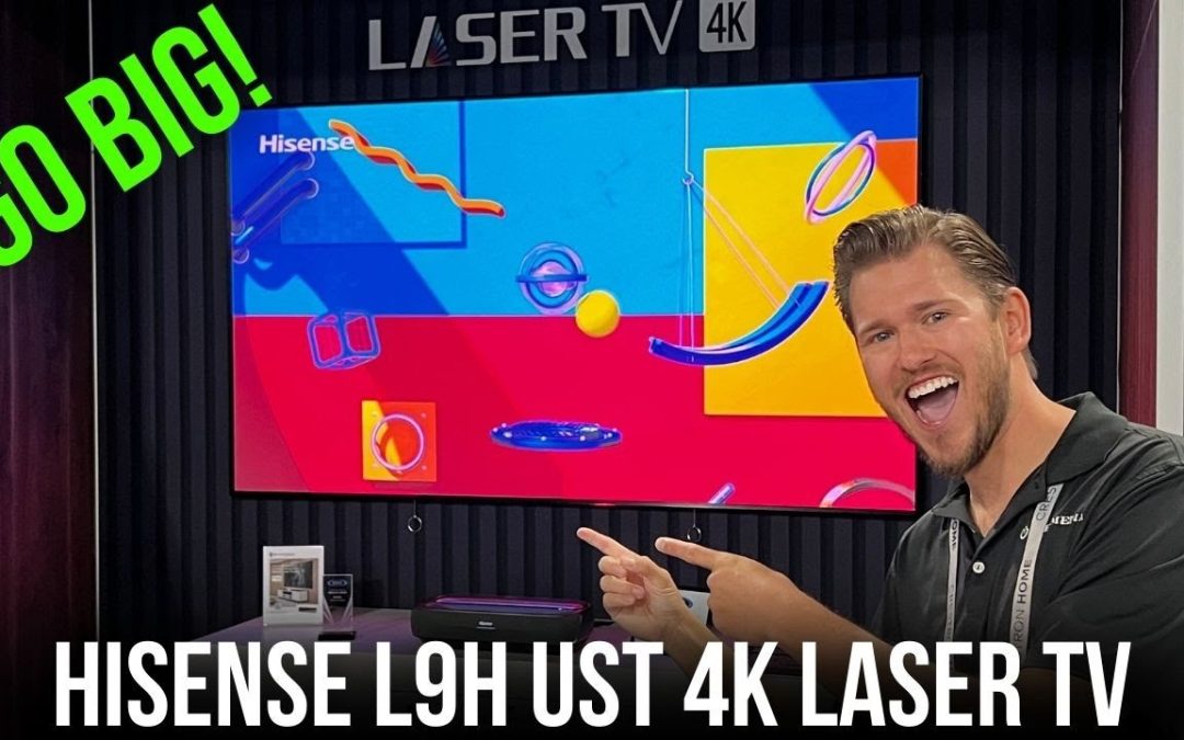 Hisense L9H UST 4K HDR RGB TriChroma Laser Projector w/100″ or 120″ ALR Screen | CEDIA 2023