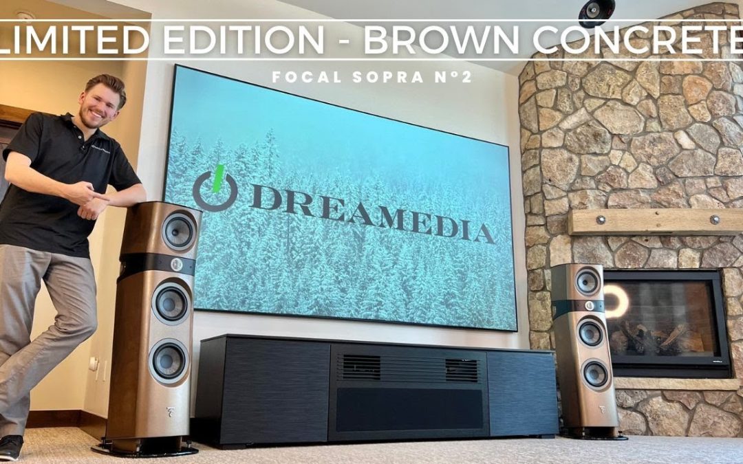 NEW! Limited Edition - Focal Sopra N°2 Loudspeaker - Brown Concrete & Black Ostrea - UNBOXING