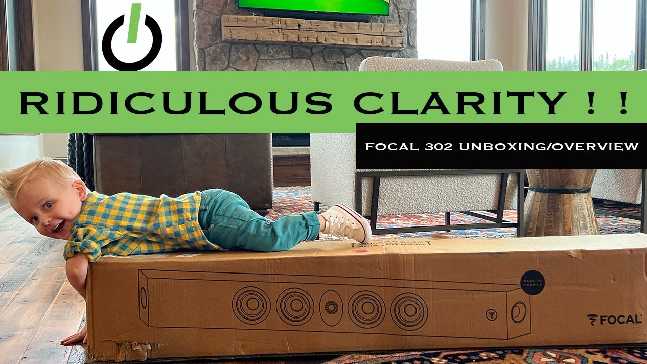 RIDICULOUS CLARITY! Focal 302 On wall Speaker Unboxing and QUICK Overview!