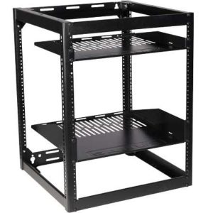 SANUS 15U Stackable Skeleton Rack Component Series Support - Dreamedia AV