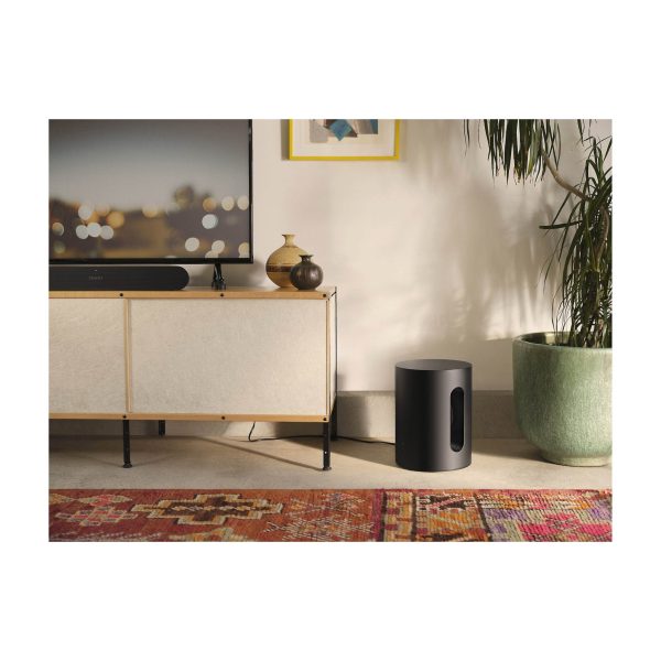 Sonos Sub Mini Compact Subwoofer for Clean Controlled Bass