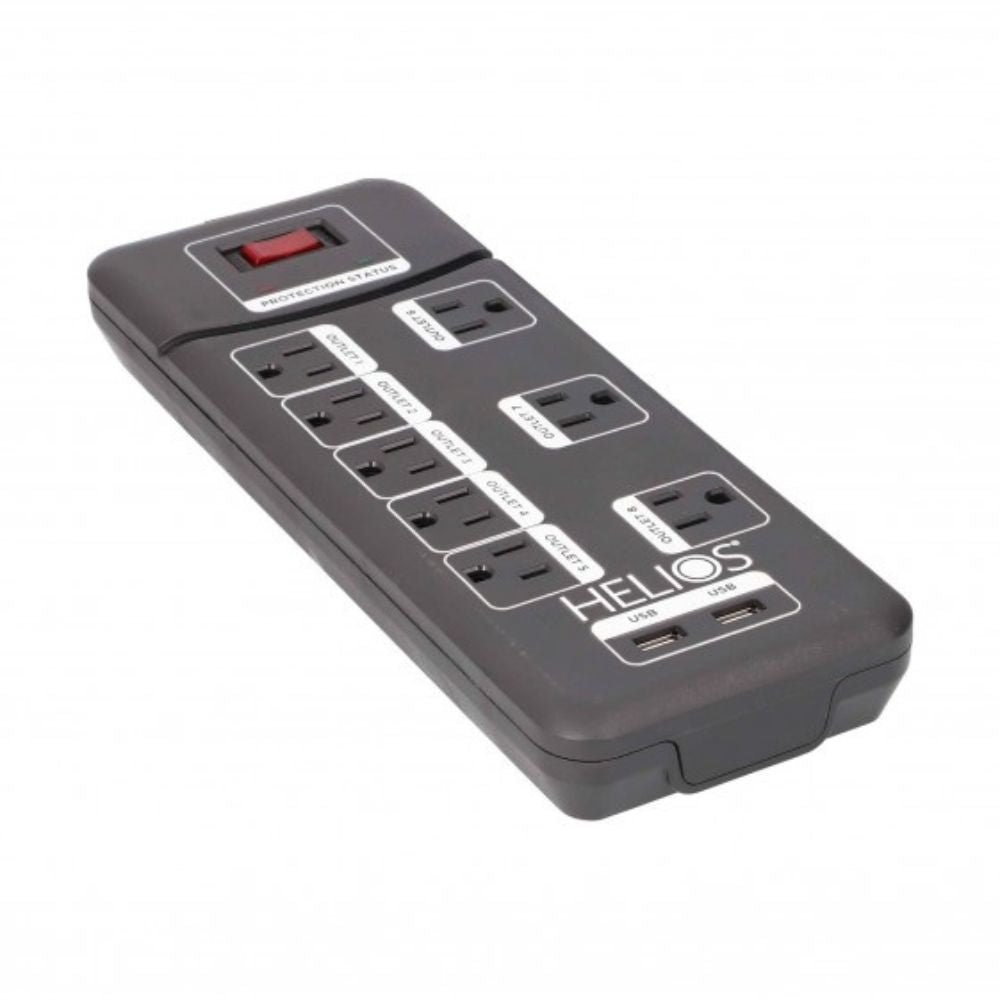8 Outlet Surge Protector with 2 USB Charging Ports - Image 7