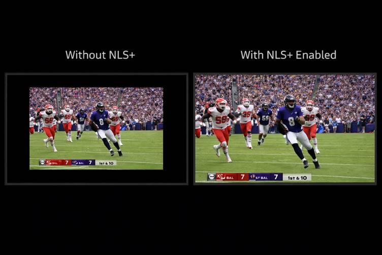 Non Linear Stretch NLS Plus Eliminating Pillar Bars for Full Screen Immersion