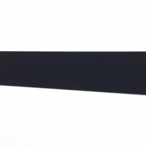 A sleek black acoustic panel designed for enhancing sound quality in home theater systems. Perfect for modern aesthetics.