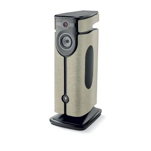 Stylish home audio speaker featuring a modern design and high-quality sound for an exceptional listening experience.