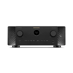 Marantz audio receiver featuring intuitive controls and a sleek design, perfect for enhancing your home theater experience.