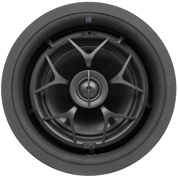 High-quality in-ceiling speaker designed for immersive audio experiences in home theater setups.