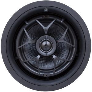 In-ceiling speaker showcasing advanced design for premium audio performance in home theater systems.