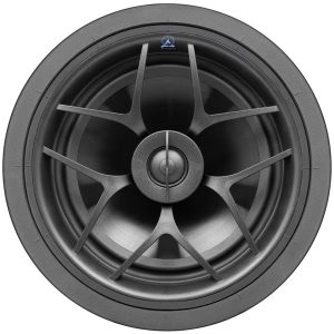 High-quality in-ceiling speaker showcasing sleek design and advanced audio technology for immersive sound experiences.