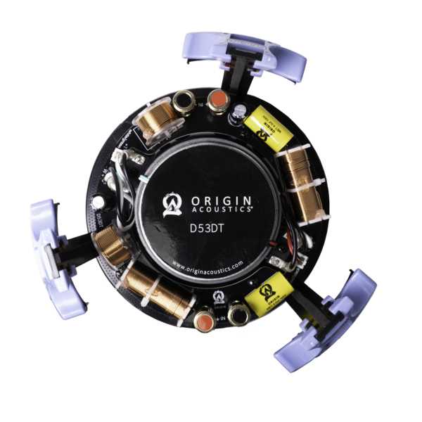 Origin Acoustics D53DT speaker component showcasing advanced audio technology for premium sound systems.