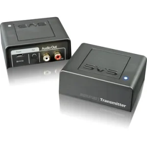 SVS wireless audio transmitter for seamless connectivity in home theater systems, enhancing sound without clutter.