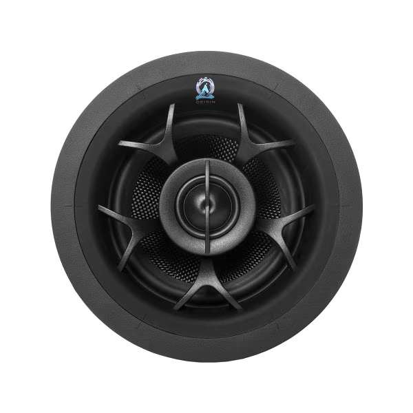 High-quality in-ceiling speaker featuring a sleek design for enhanced home audio experiences. Perfect for immersive sound.