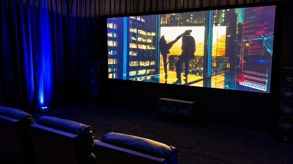 LS12000 Home Theater Projection Setup