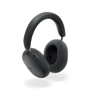 Wireless black over-ear headphones with a sleek design, ideal for immersive audio experiences and home audio setups.