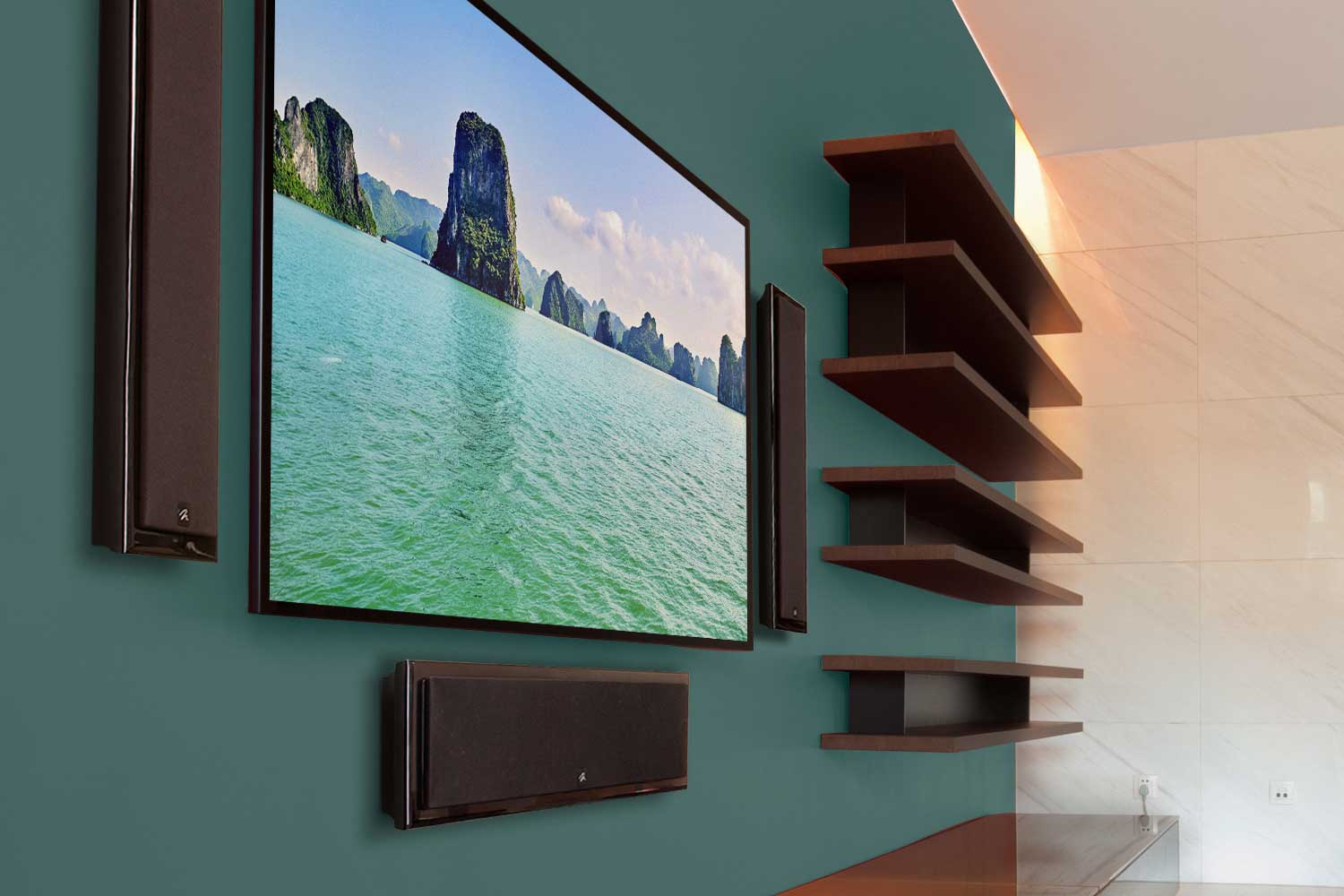 MartinLogan Motion SLM XL Ultra-Slim On-Wall Speaker – Gloss Black (Clearance)