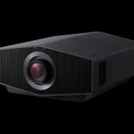 High-quality projector in sleek black design, ideal for enhancing home theater experiences with stunning visuals.