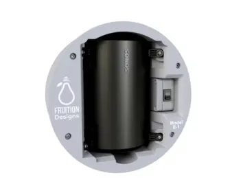 Sonos Era 100 Enclosure by Fruition Designs – Era 100 Compatible w/ Circular Grille Cover